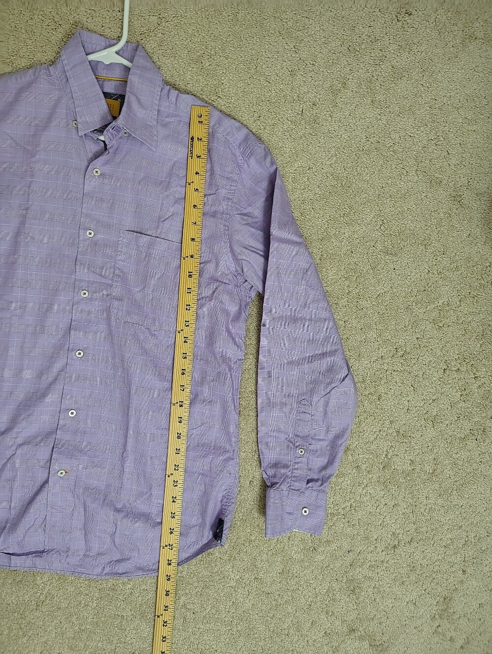 Men's Robert Talbott Lavender Dress Shirt - Picture 10 of 16